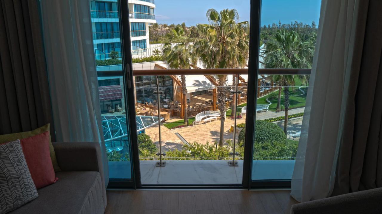 Baia Lara Hotel Анталья Экстерьер фото View from a room at the Hilton