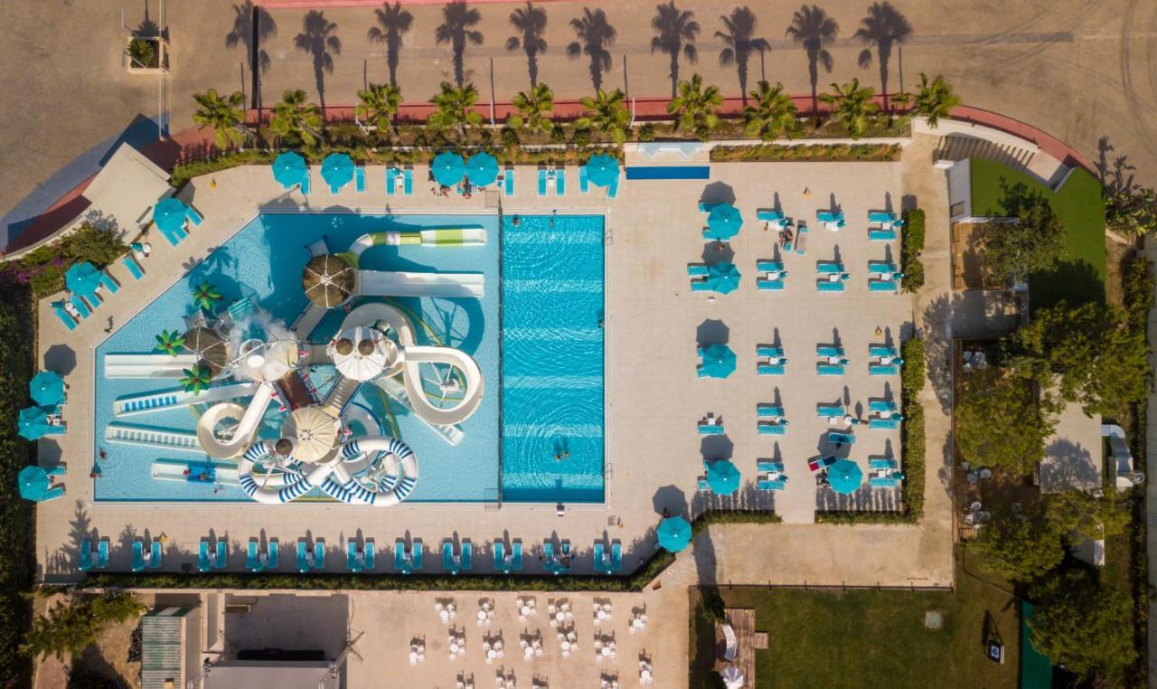 Baia Lara Hotel Анталья Экстерьер фото Aerial view of the pool