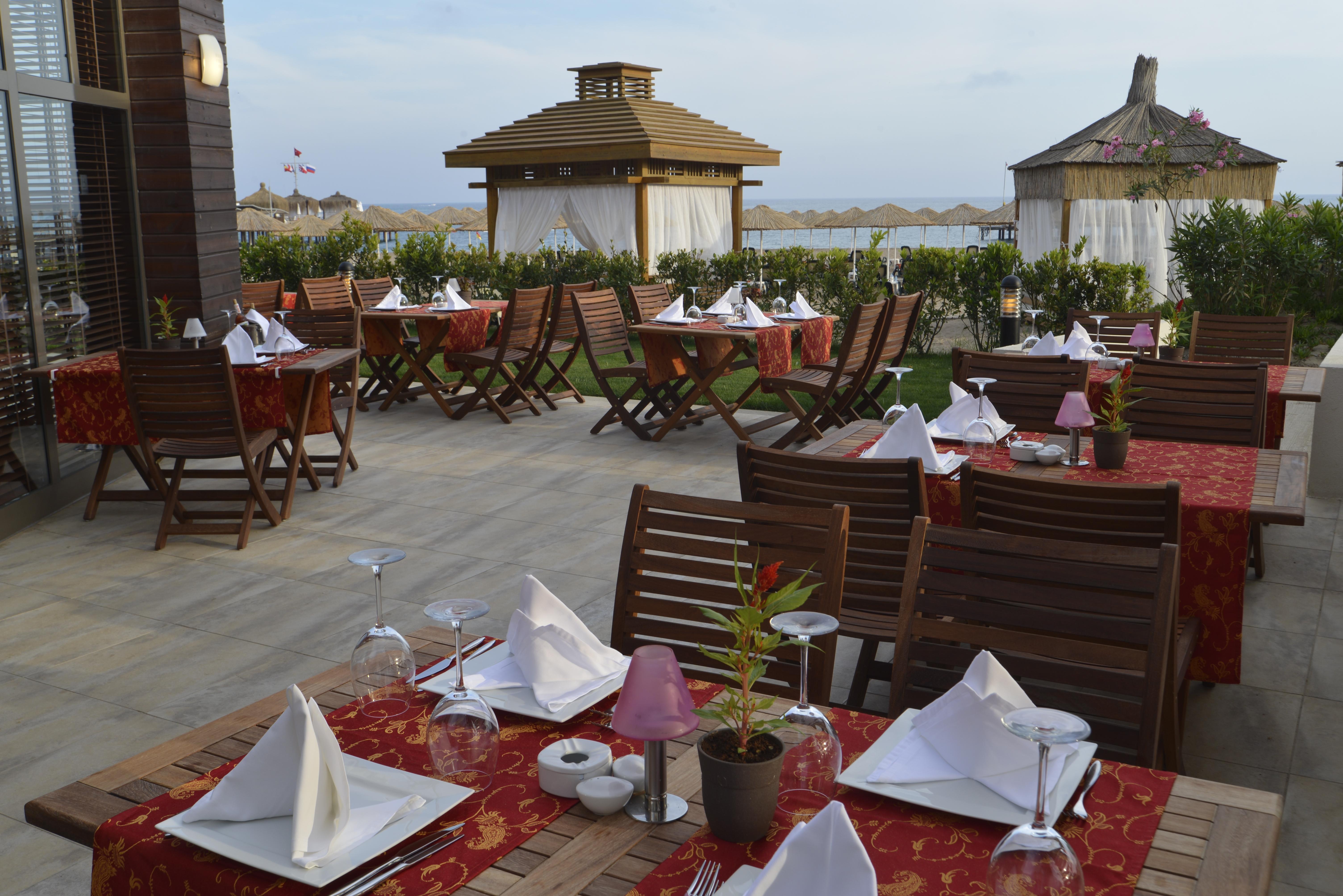 Baia Lara Hotel Анталья Экстерьер фото The restaurant at the hotel